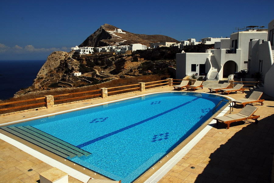 Anemousa Hotel Folégandros Esterno foto